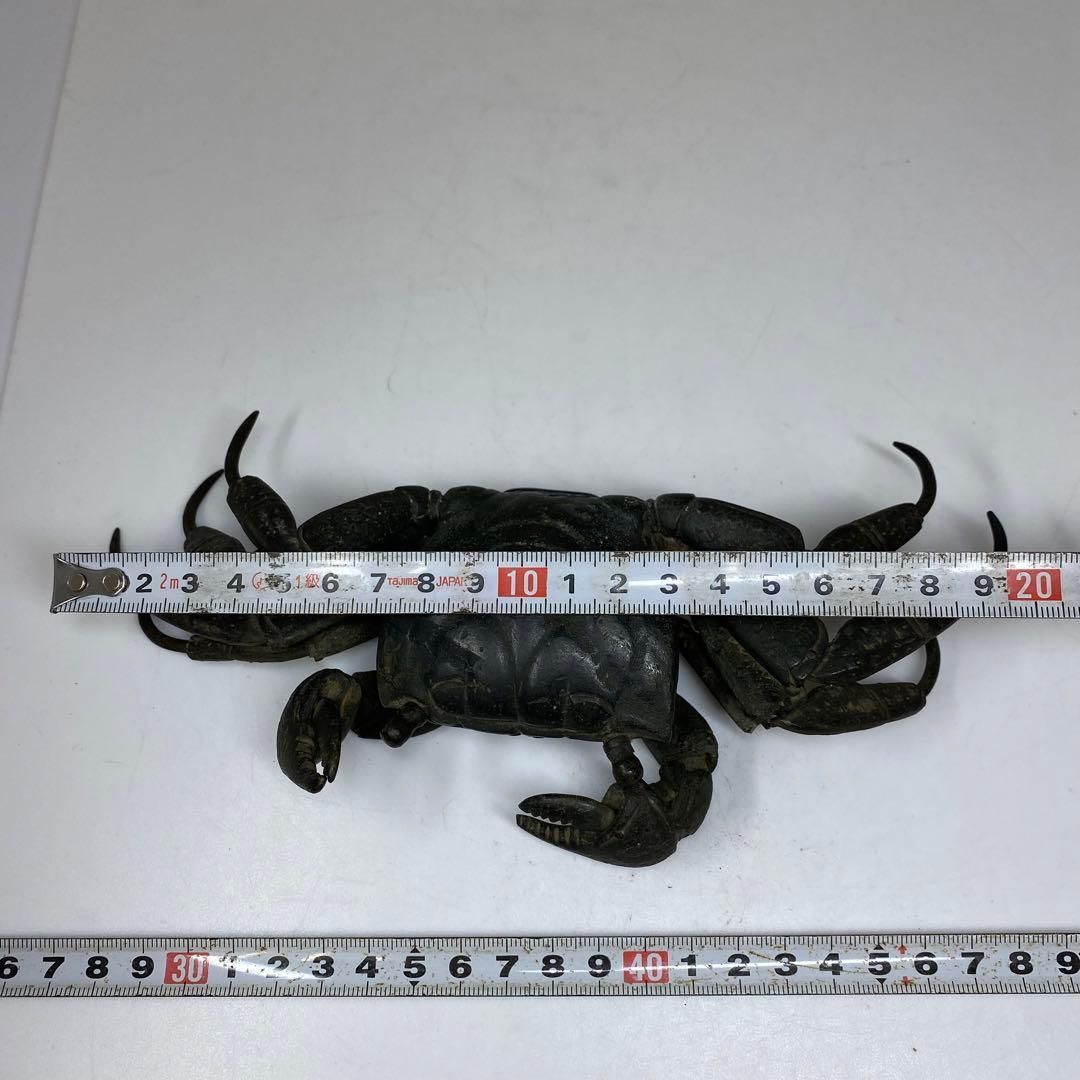 古銅 自在 蟹 置物 688g 東な6-0910 2F WWW_IBETON_RU