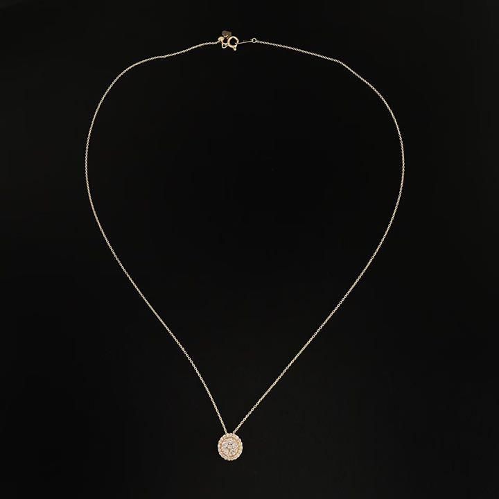 k18 ダイヤモンドネックレスRekka