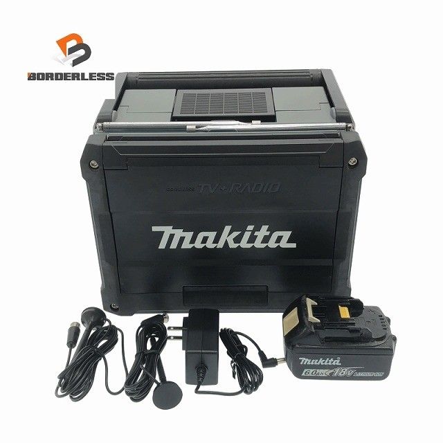 比較的 オマケ付♪ makita マキタ 10.8V-18V 充電式テレビ TV100 本体＋付属品付き コメント必読117266