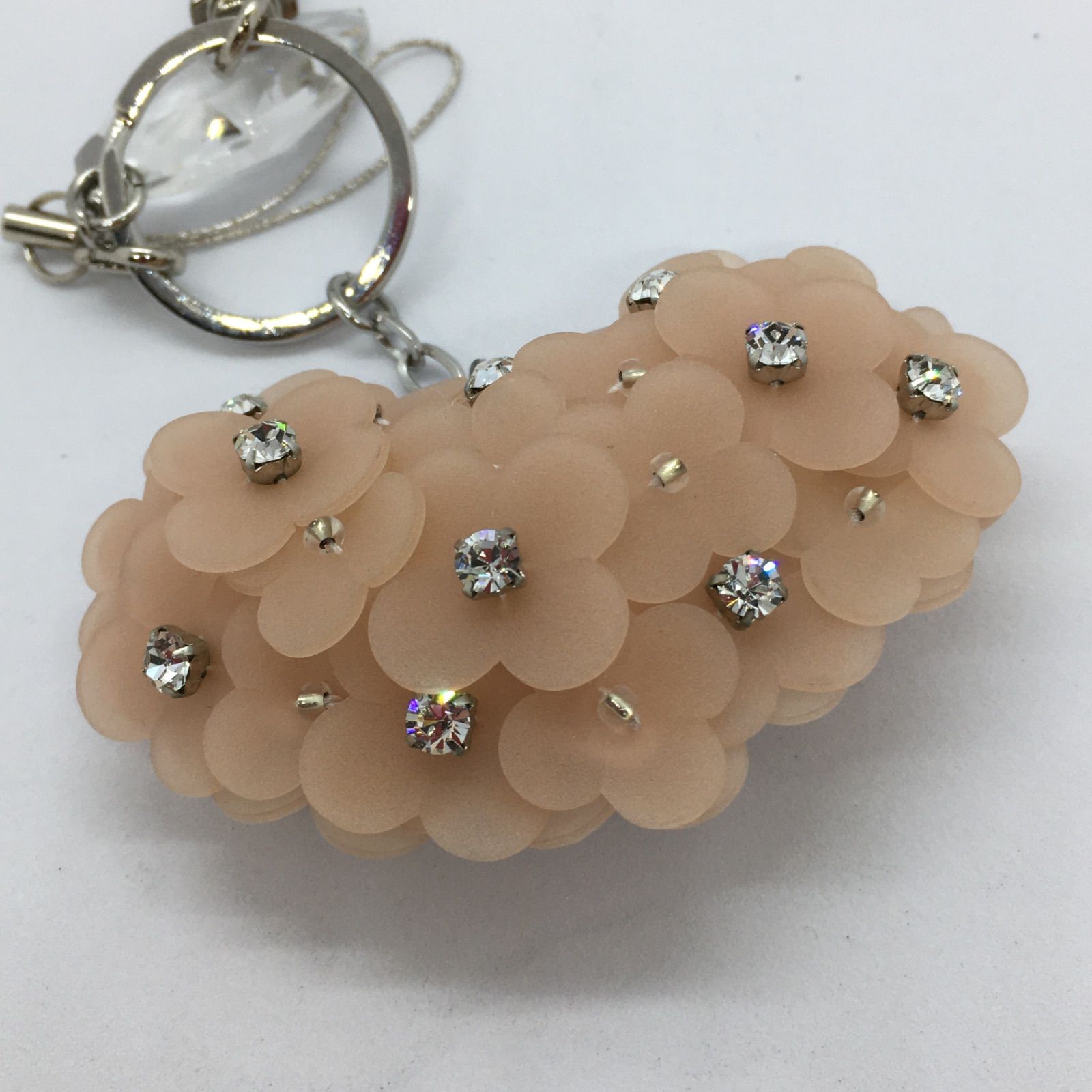 美品】ANTEPRIMA アンテプリマ ハート型キーチャーム キーホルダー 