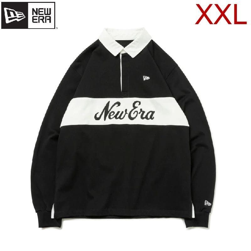 新品 ニューエラ 大きいサイズ メンズ ラガーシャツ   XXL ブラック