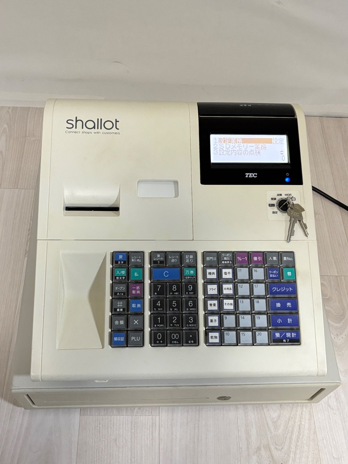 ✨️東芝テック✨️電子レジスター✨️MA-770　Shallot✨️ 楽天市場】【店名・部門設定込み】レジスター 東芝テック MA-770