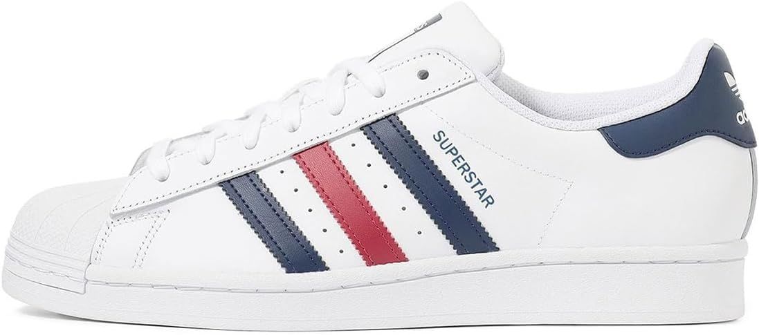 アディダス シューズ スニーカー スーパースター SUPERSTAR フットウェアホワイト|ネイビー|レッド JI4271 25.5cm フットウェアホワイト|ネイビー|レッド 25.5 cm