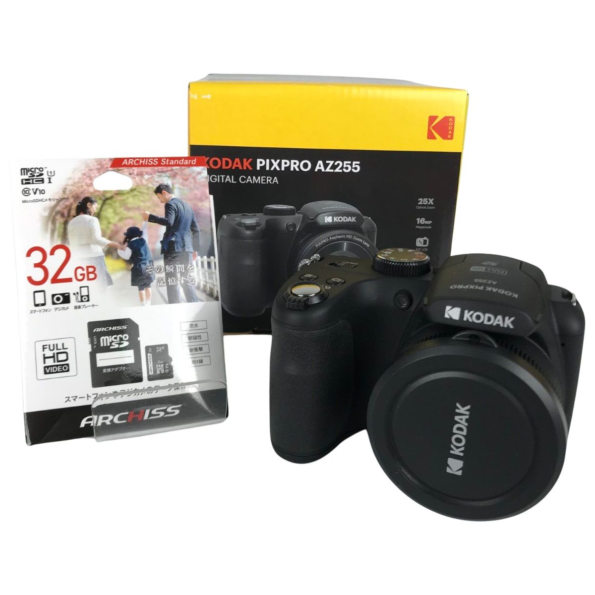 □□Kodak コダック デジタルカメラ PIXPRO 32GB SDカード付