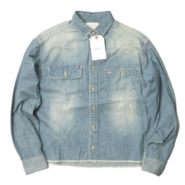 新品 bukht WORKER SHIRTS - CUT OFF B-31204