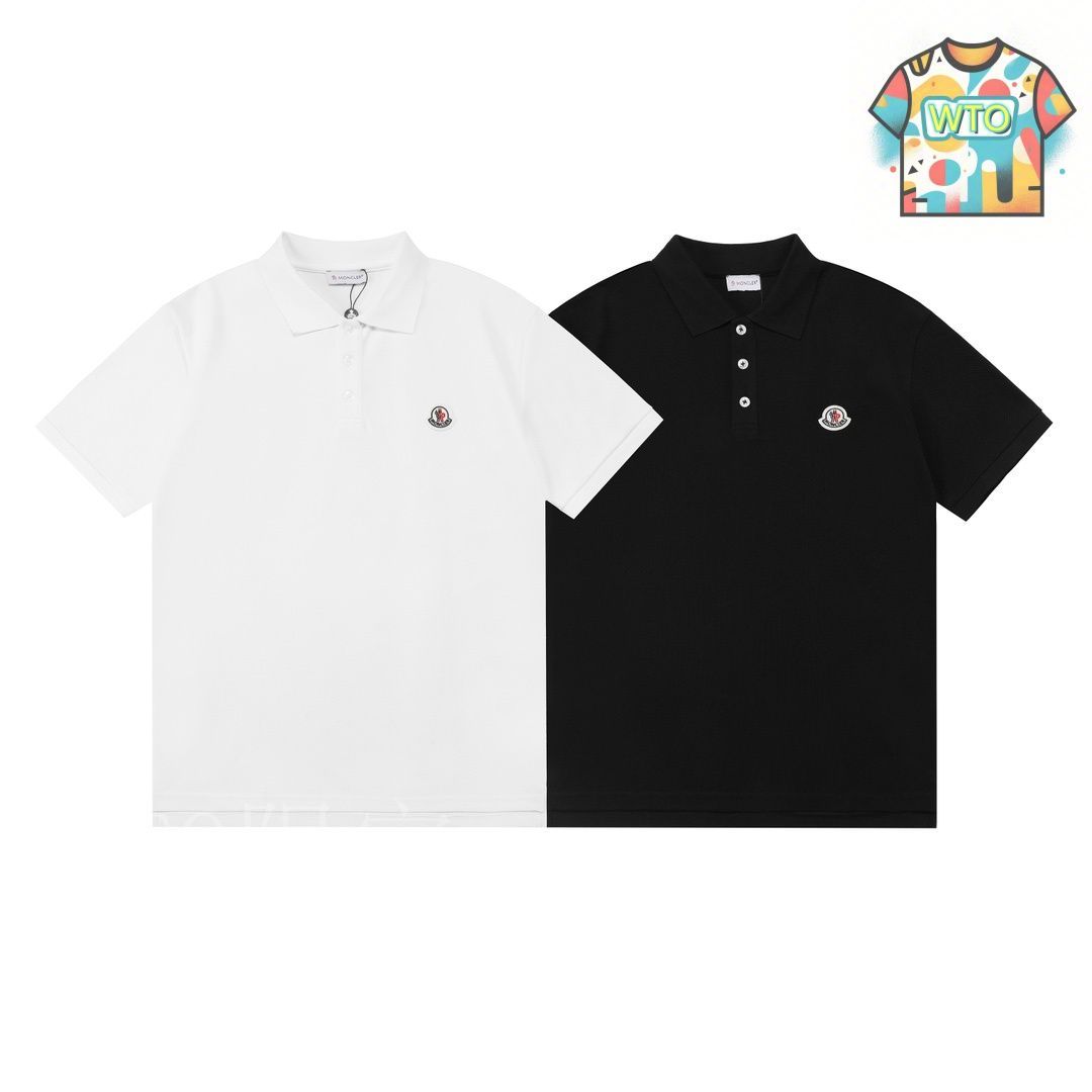 今日特価】Moncler 2025 スモールロゴ ポロシャツ - メルカリ