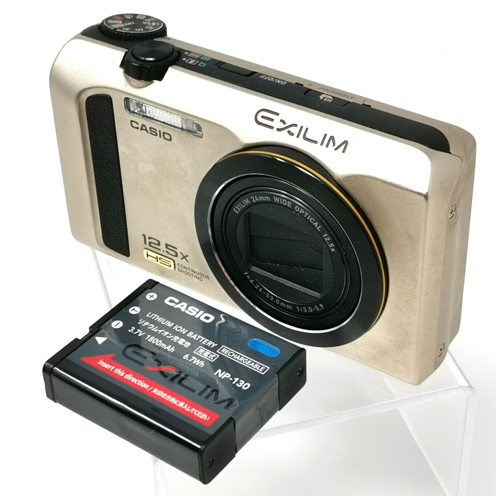 動作未確認 CASIO EXILM EX-ZR310 コンパクトデジタルカメラ