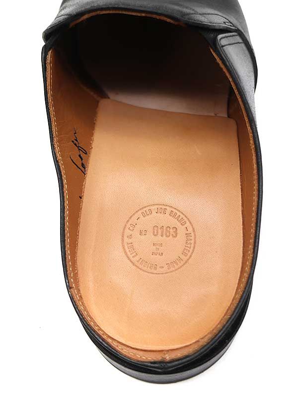 OLD JOE オールドジョー The Loafer レザーミュールサンダル ブラック 7 1/2