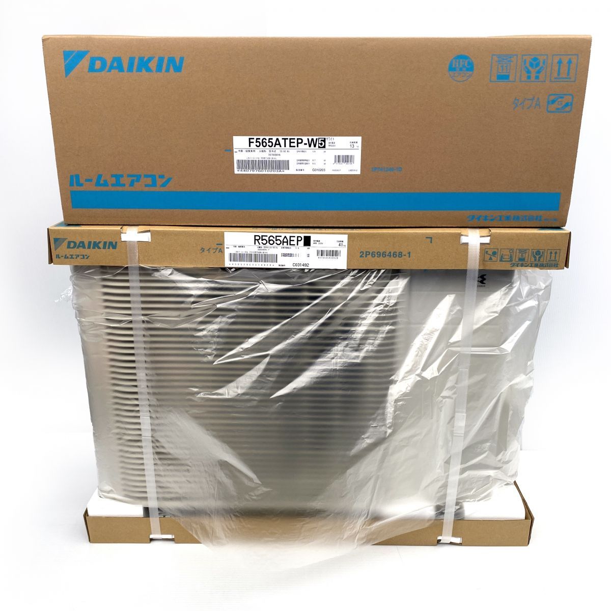 未開封 DAIKIN ダイキン ルームエアコン 室内機 F565ATEP-W 室外機 R565AEP 18畳程度 5.6kW 200V モデル