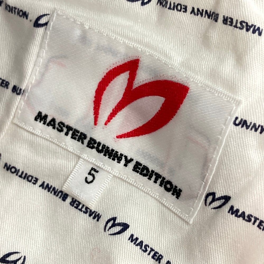 サイズ：5 MASTER BUNNY EDITION マスターバニーエディション  パンツ 千鳥 グリーン系 [240101466706] ゴルフウェア メンズ ストスト MASTER BUNNY EDITION マスターバニーエディション ハーフパンツ