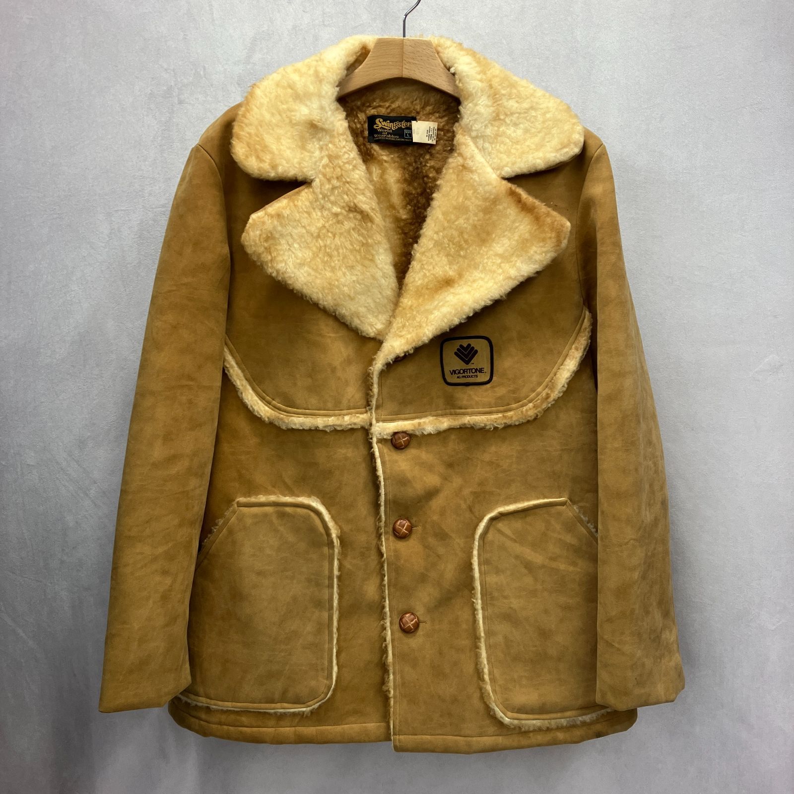 ジャケット・アウター Swingster Vintage The Swingster Jacket Size L/XL 60s Red Left Side