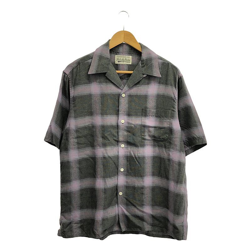 WACKO MARIA / ワコマリア | 2022SS | OMBRE CHECK OPEN COLLAR SHIRTS 