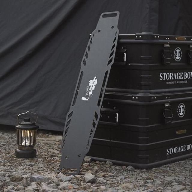 ハンキングラック キャンプ三角シェルフ トッププレート 2点セット