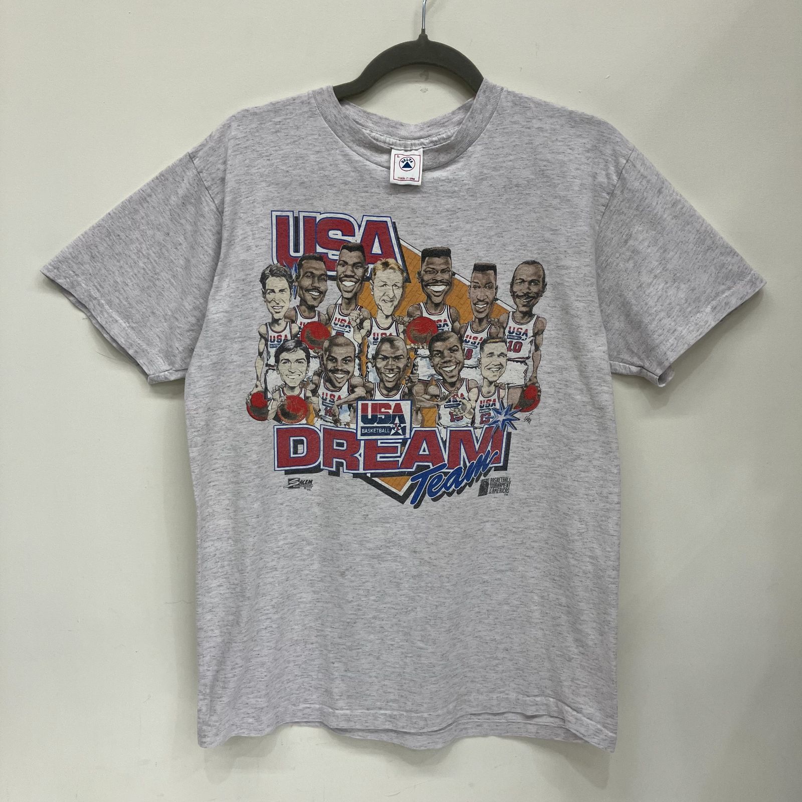 90s 1992 NBA ドリームチーム Tシャツ バルセロナオリンピック DELTA L USA製 - メルカリ