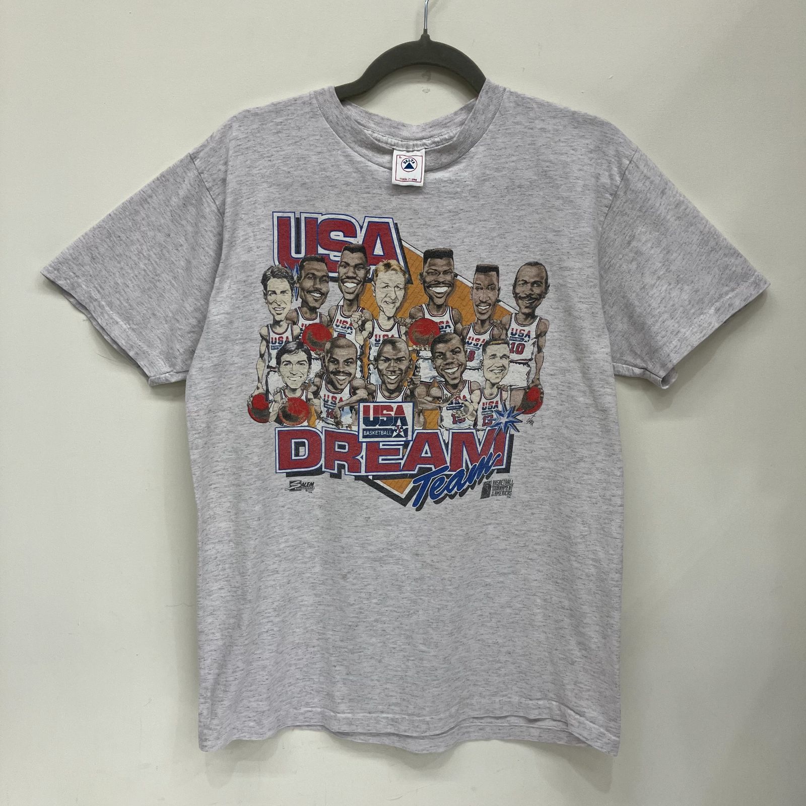 90s 1992 NBA ドリームチーム Tシャツ バルセロナオリンピック DELTA L 