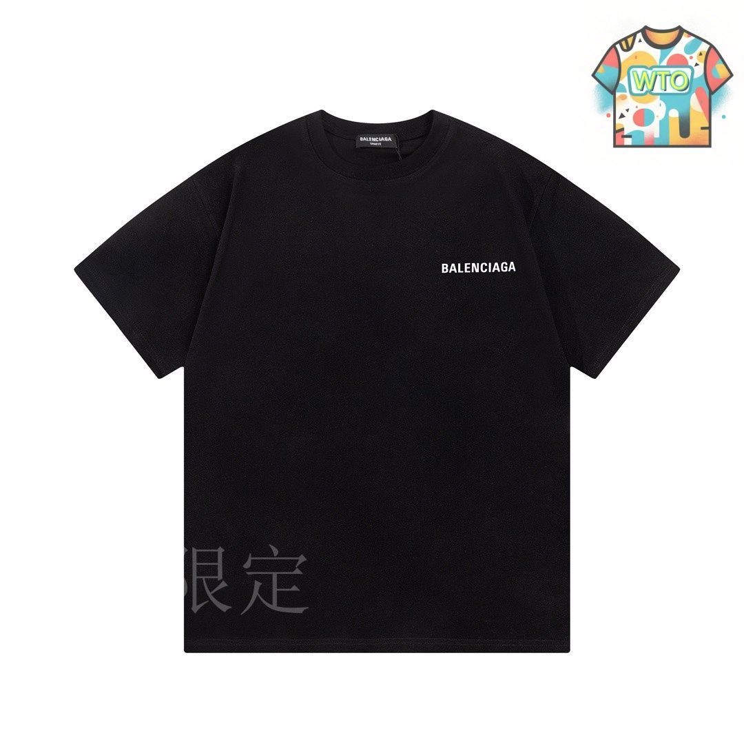 『バレンシアガ』(M) ユニフォーム バックプリント 半袖Tシャツ BALENCIAGA (バレンシアガ) バックプリント クルーネック 半袖 T
