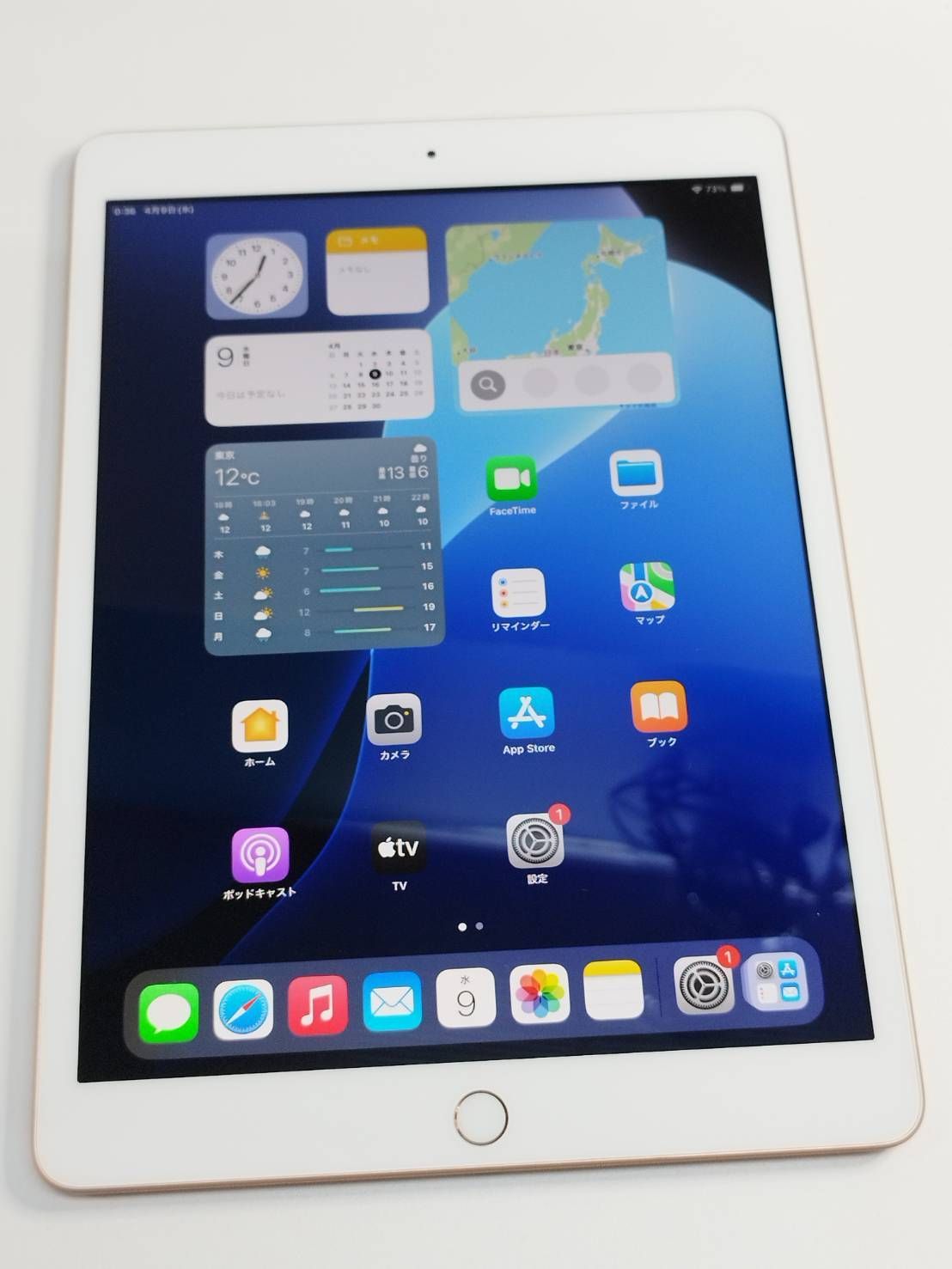 完動品iPad第7世代(A2197)本体32GBグレイWi-Fiモデル送料込