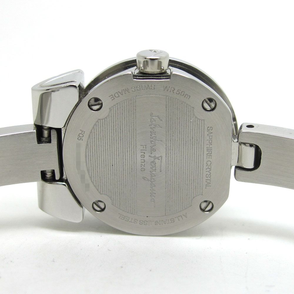 Ferragamo (フェラガモ) 腕時計 ガンチーニ バングルウォッチ FQ5010013 シルバー文字盤 クォーツ