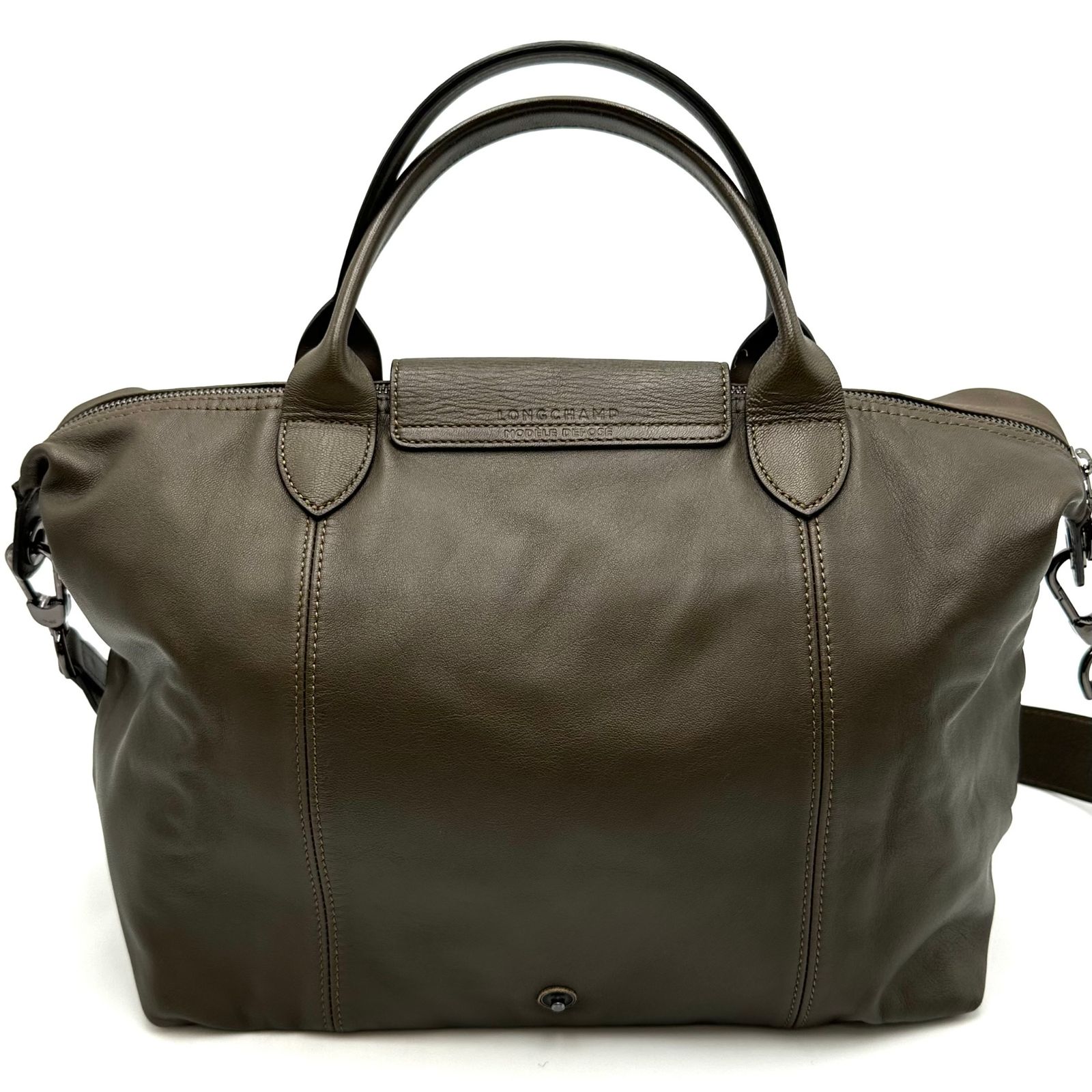 新品 未使用LONGCHAMP プリアージュ　M キュイール 　レザー 楽天市場】Longchamp ロンシャン ハンドルバッグ LE PLIAGE CUIR