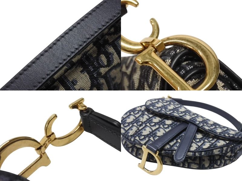 美品　クリスチャンディオールハンドバッグ　美品 極美品 Christian Dior クリスチャンディオール サドルミニ