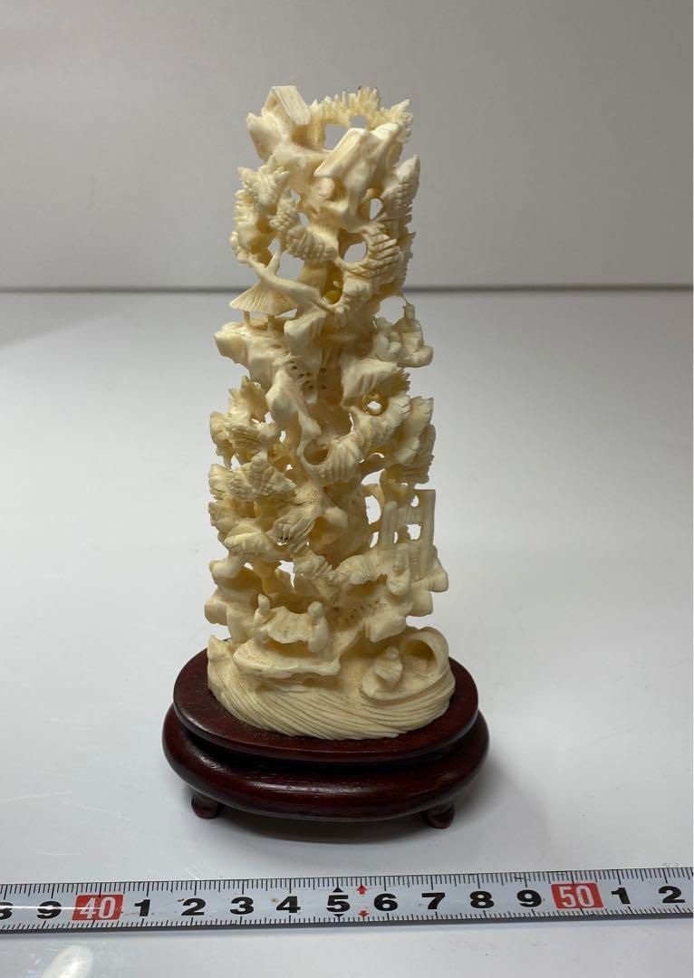 上 透かし彫 置物 東さ5-0716④