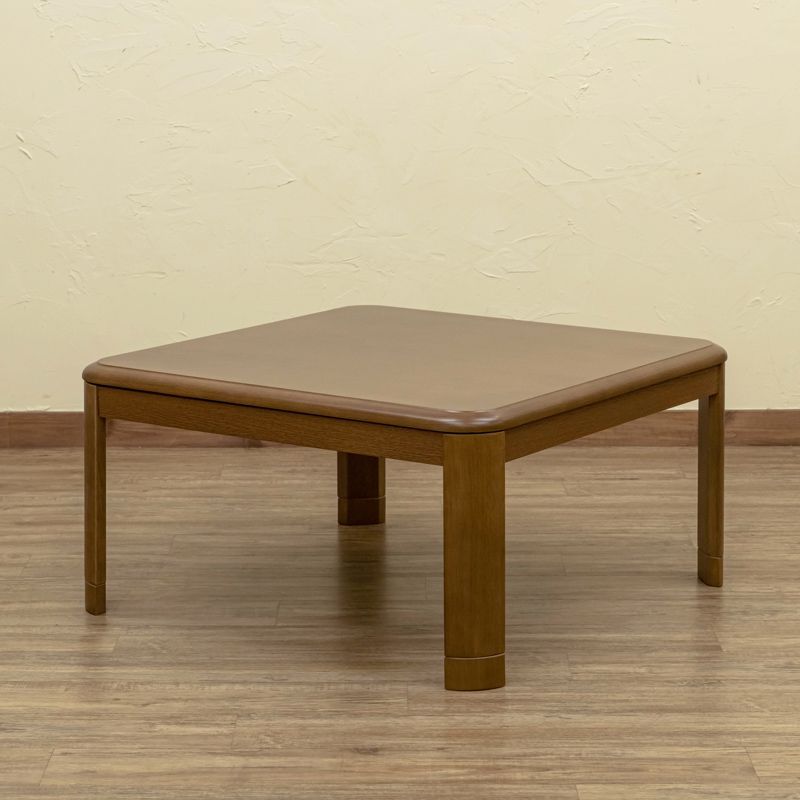 コタツ 継脚式 80×80 正方形 ブラウン コタツ継脚式 手元コントローラー 80×80 正方形 BR/NA/GY/WW