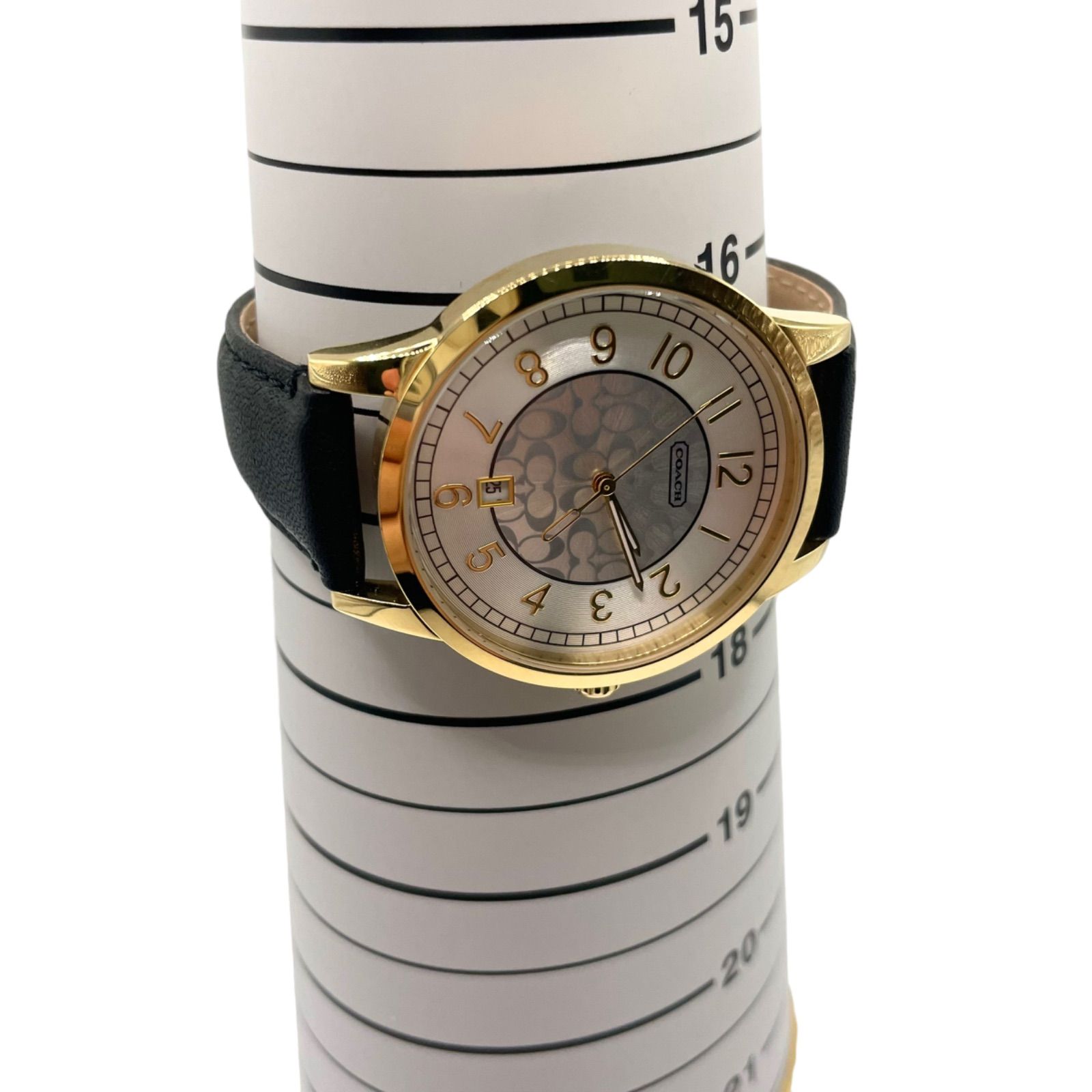 COACH アナログ時計 ゴールド/ブラック COACH Analog Watch Black/Gold