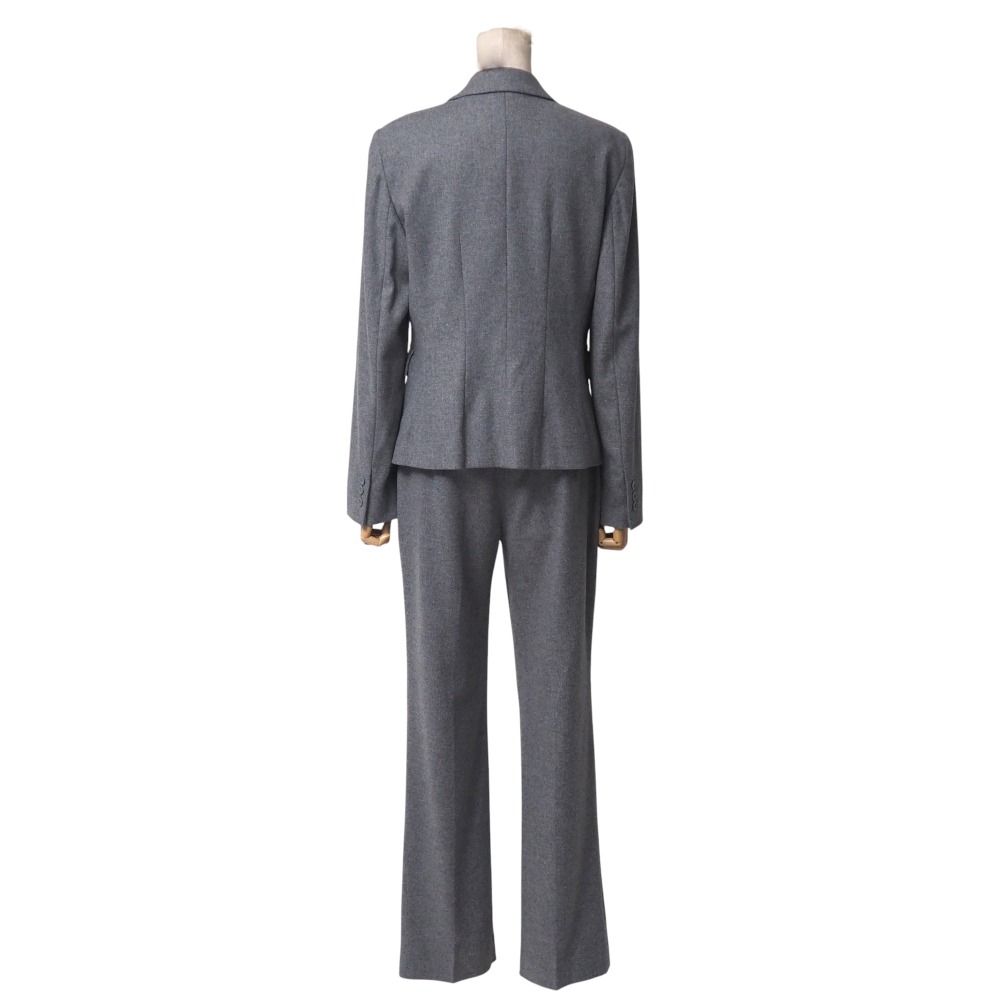 Max Mara Studio マックスマーラ ストゥディオ パンツスーツ サイズ42 40 テーラード ブレザー シングル ジャケット 1B フ パンツ スラックス ブランド古着 20250916 RA6079