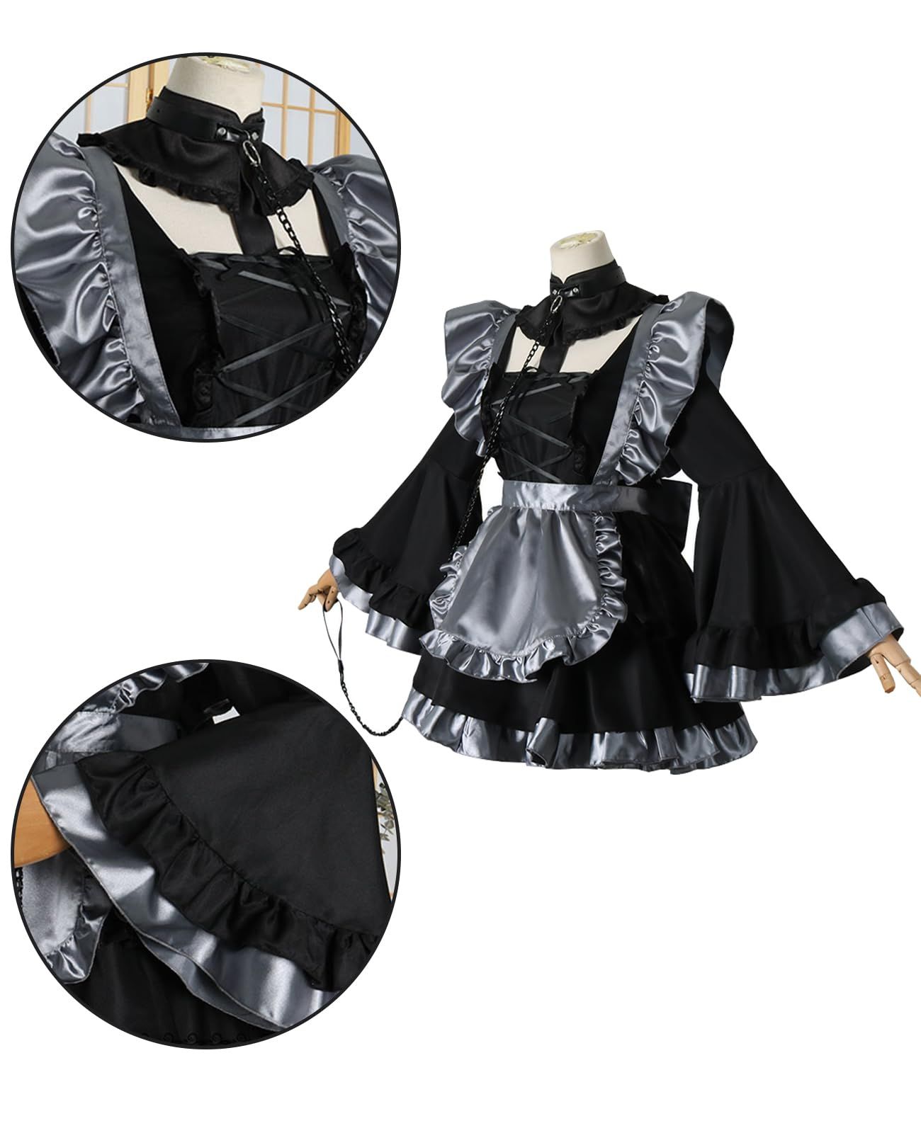新品 [NOKIJP] 着せ恋 喜多川海夢 コスプレ メイド 黒江雫