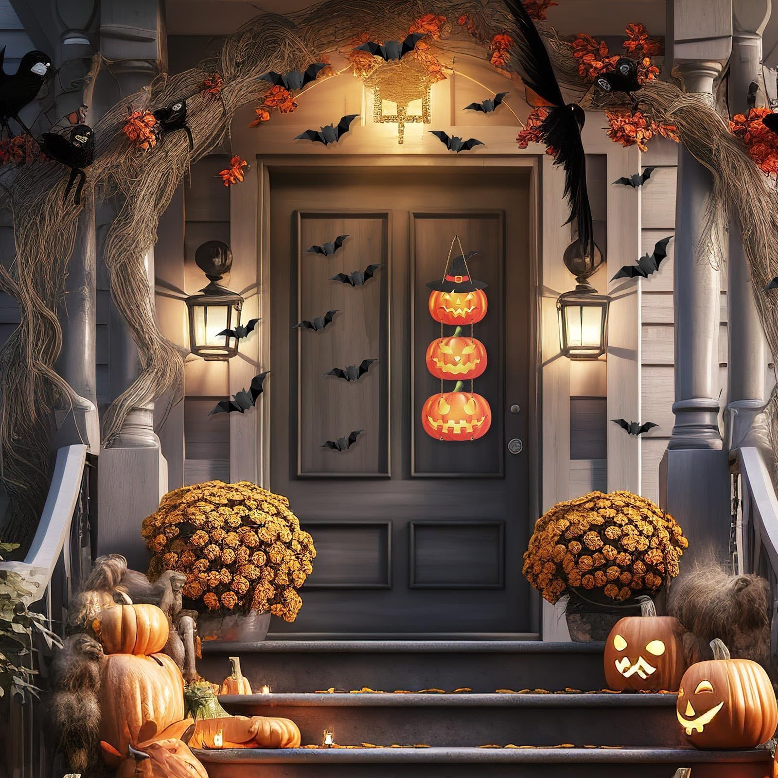 ♥♡色々ハロウィン飾り**♡♥ Neiang ハロウィン 飾り 玄関 ウェルカムプレート ハロウィン
