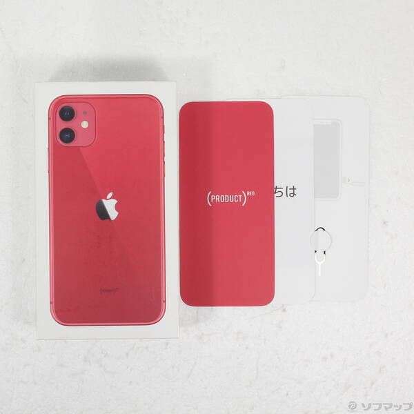 iPhone11[128GB] SoftBank MWM32J レッド