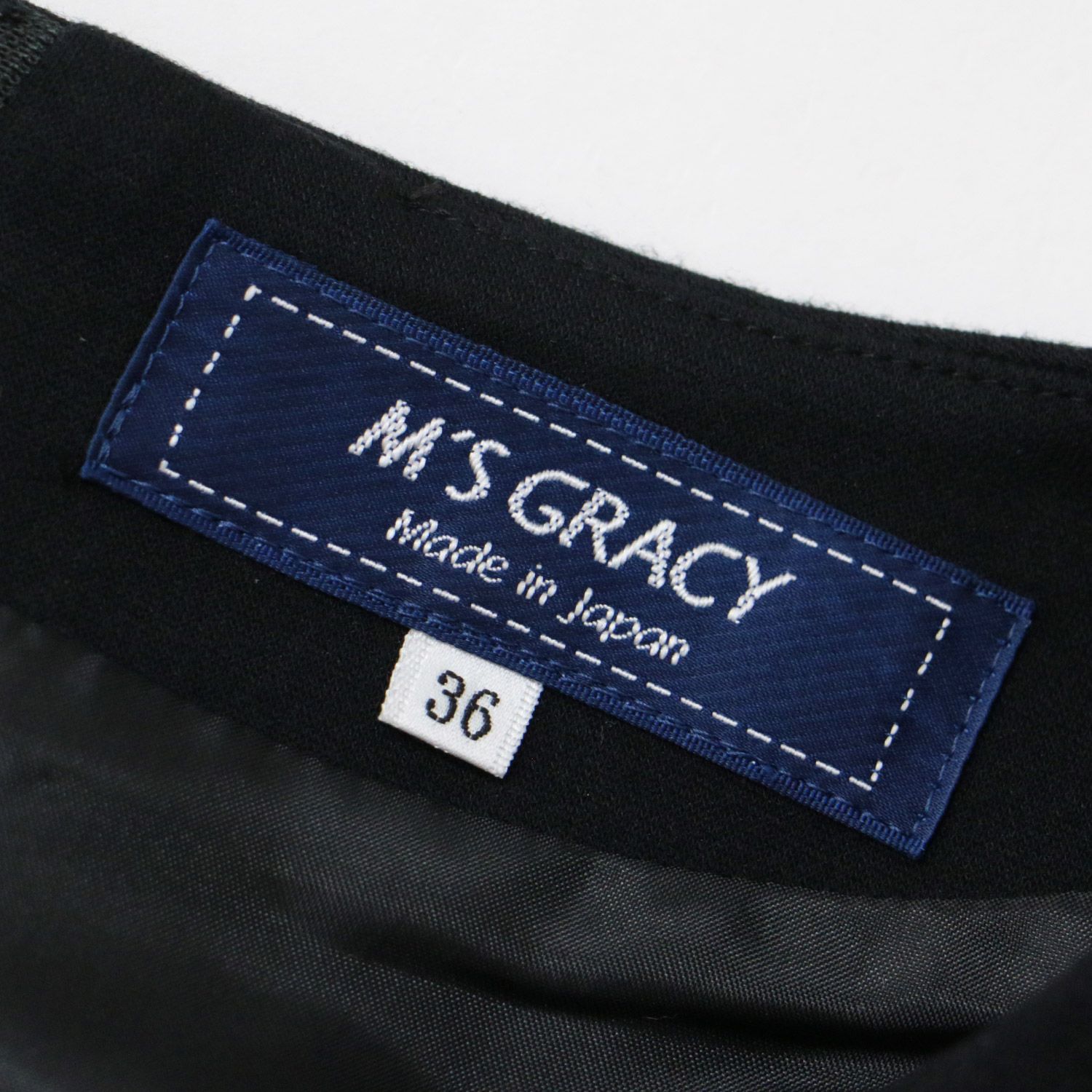 MS GRACY エムズグレイシー ワンピース ドレス ブラック 黒 36(S