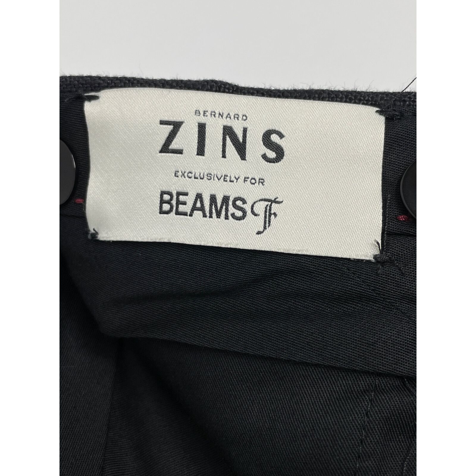 BERNARD ZINS ベルナールザンス 【BEAMS F別注】60200-099 ﾌﾞﾗｯｸ