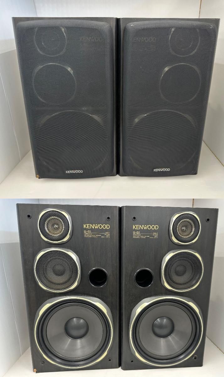 KENWOOD  ケンウッド KSC-770HP スピーカージャンク品 ケンウッド KSC-770HP 光るスピーカー kenwood - メルカリ