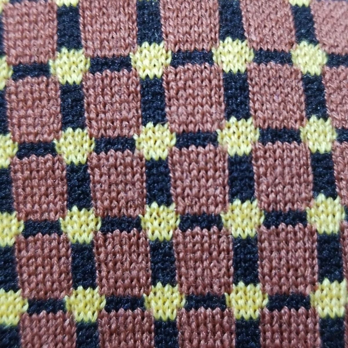 ブラウン×ネイビー×マルチ 長袖