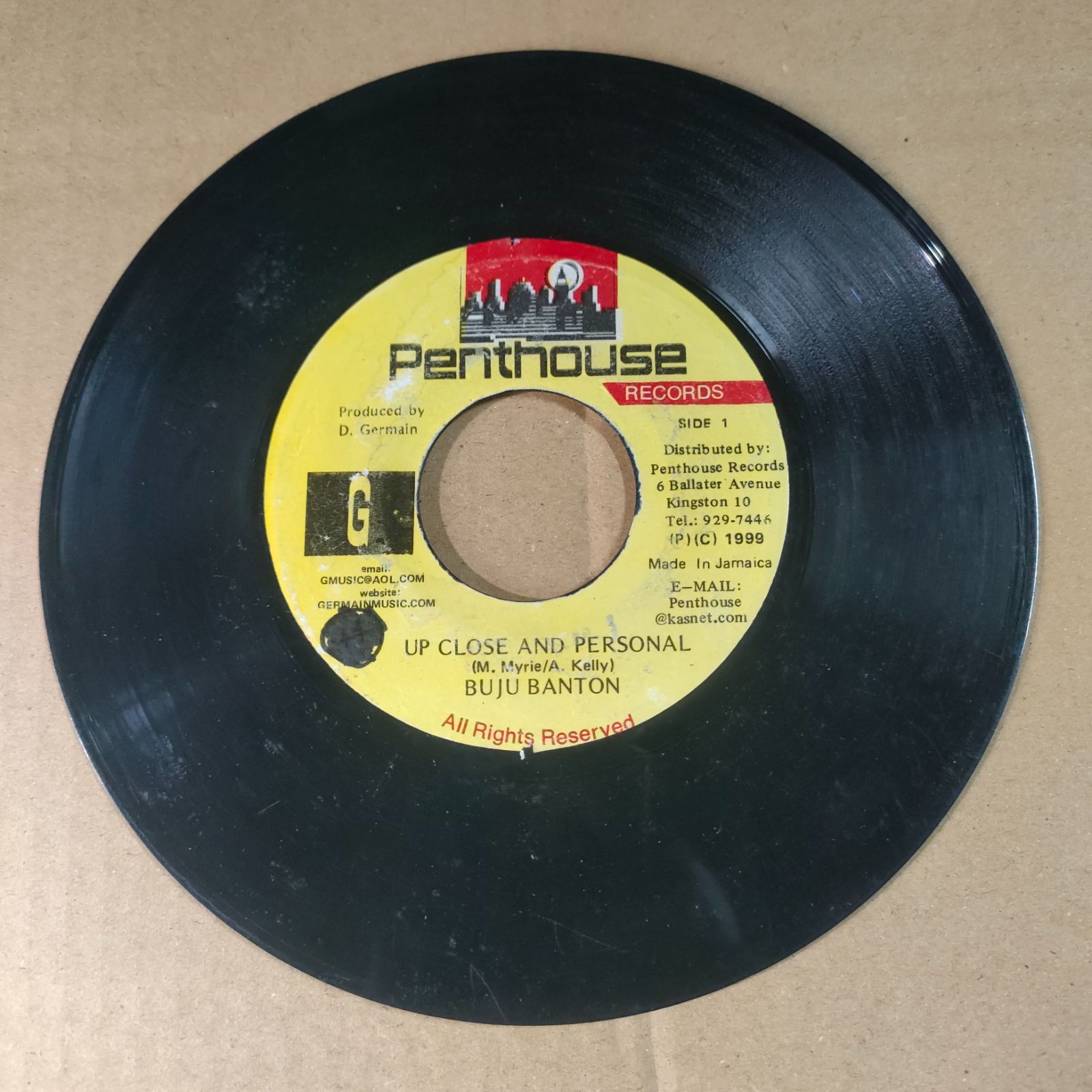 Tony Curtis & Lukie D - A Me She Want // Stone Love 7inch