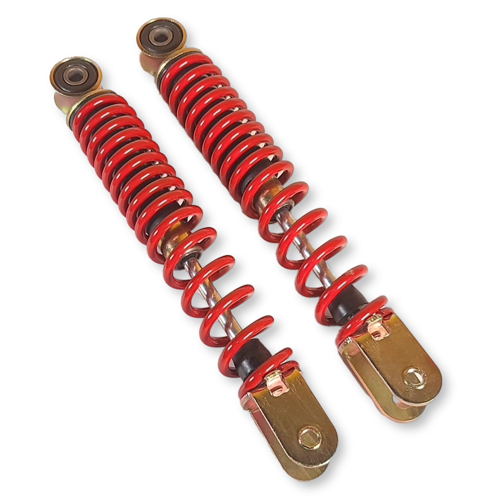 2本(赤) Lezalic SUZUKI アドレス V100 フロント サスペンション 左右