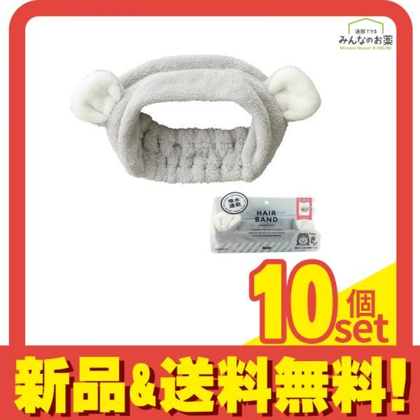 カラリズーイ ヘアドライタオル 吸水アニマルヘアバンド 1枚入 (コアラ) 10個セット まとめ売り