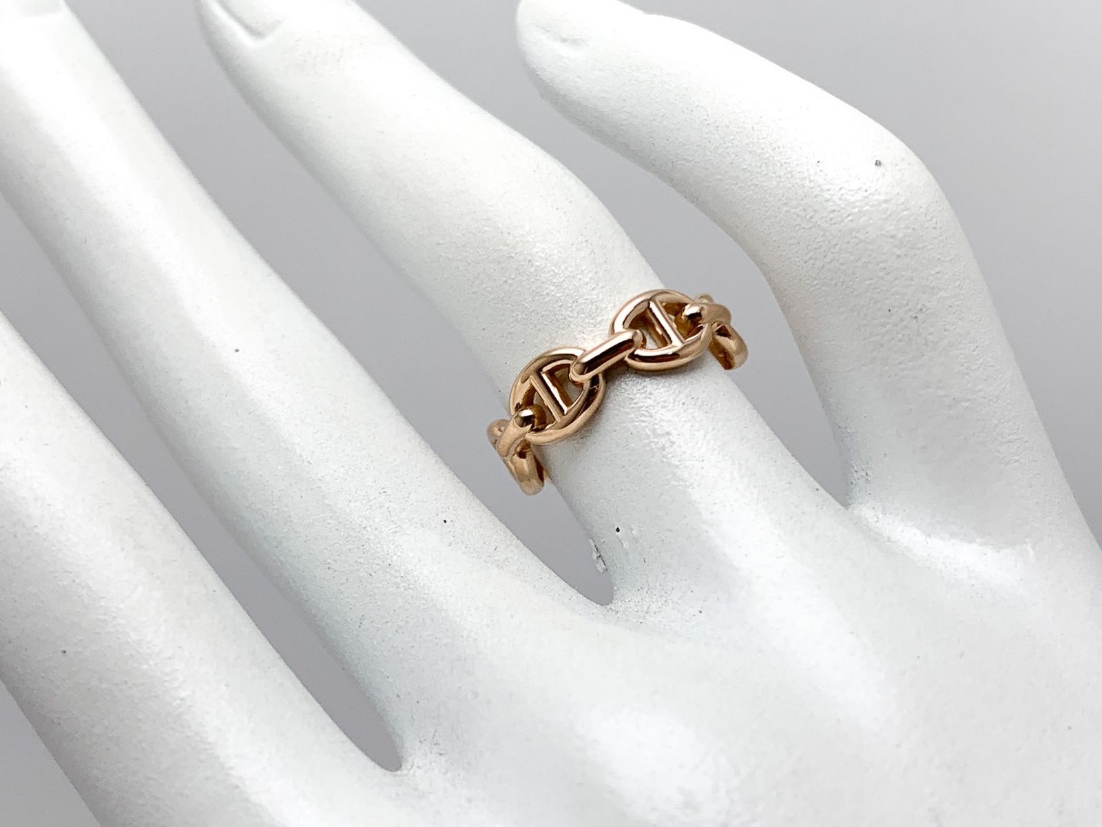 HERMES エルメス 750 K18ピンクゴールド シェーヌダンクルアンシェネPM