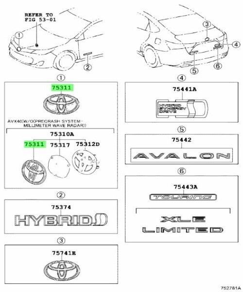 トヨタ 純正 プリウス C-HR フロントグリル エンブレム Radiator Grille Emblem Or Front Panel TOYOTA LEXUS Genuine JDM OEM 未使用