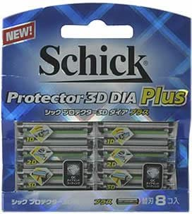 8個 (x 1) シック Schick プロテクター3D ダイアプラス 替刃8個入