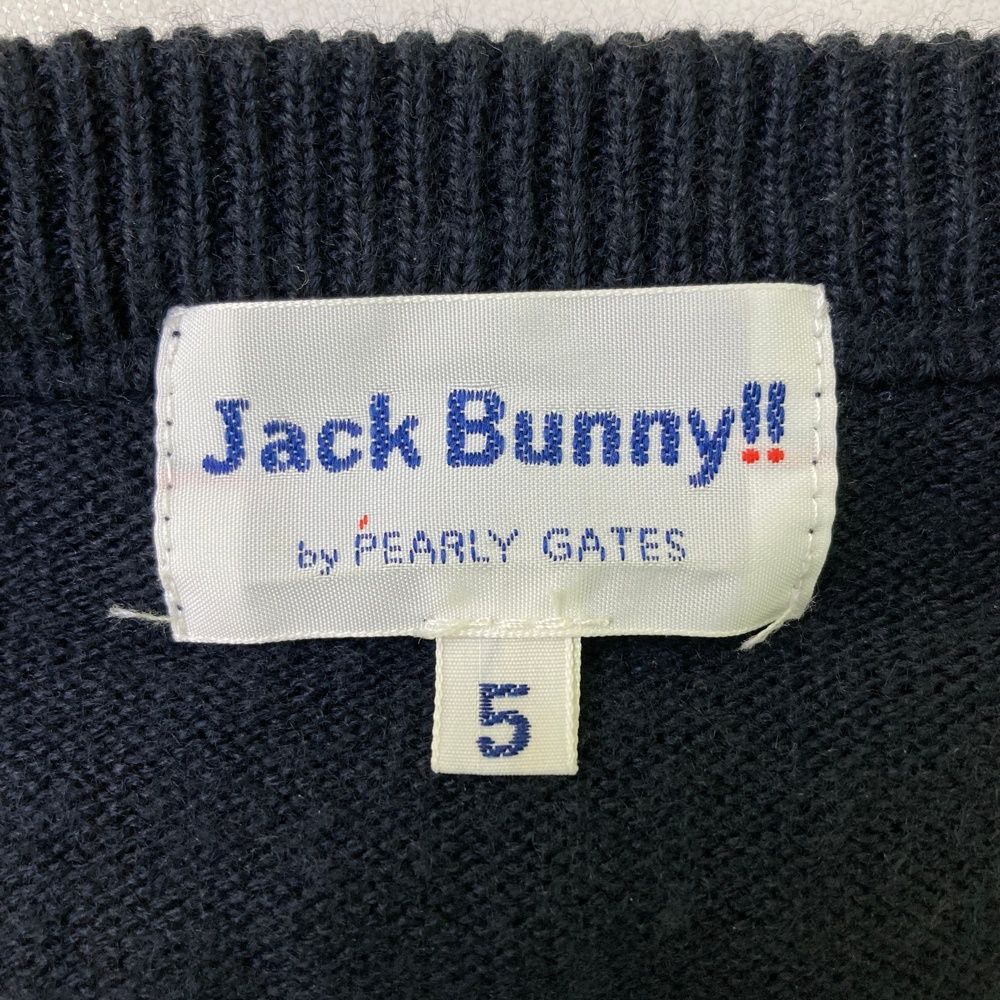 サイズ：5 JACK BUNNY ジャックバニー ニットセーター ネイビー系