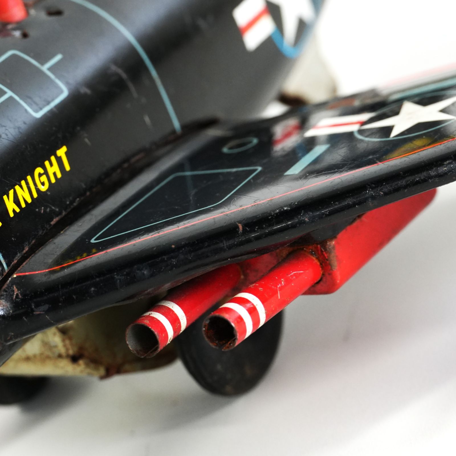 ☆送料込！ ペダルカー USA戦闘機 アンティーク風 希少品 レトロ