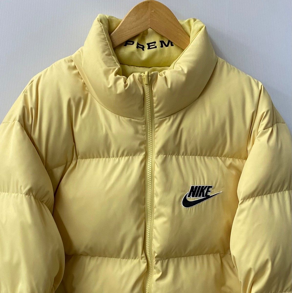 Nike Supreme イエロー ジャケット Mサイズ シュプリーム SUPREME ナイキ NIKE リバーシブル パフィー ジャケット