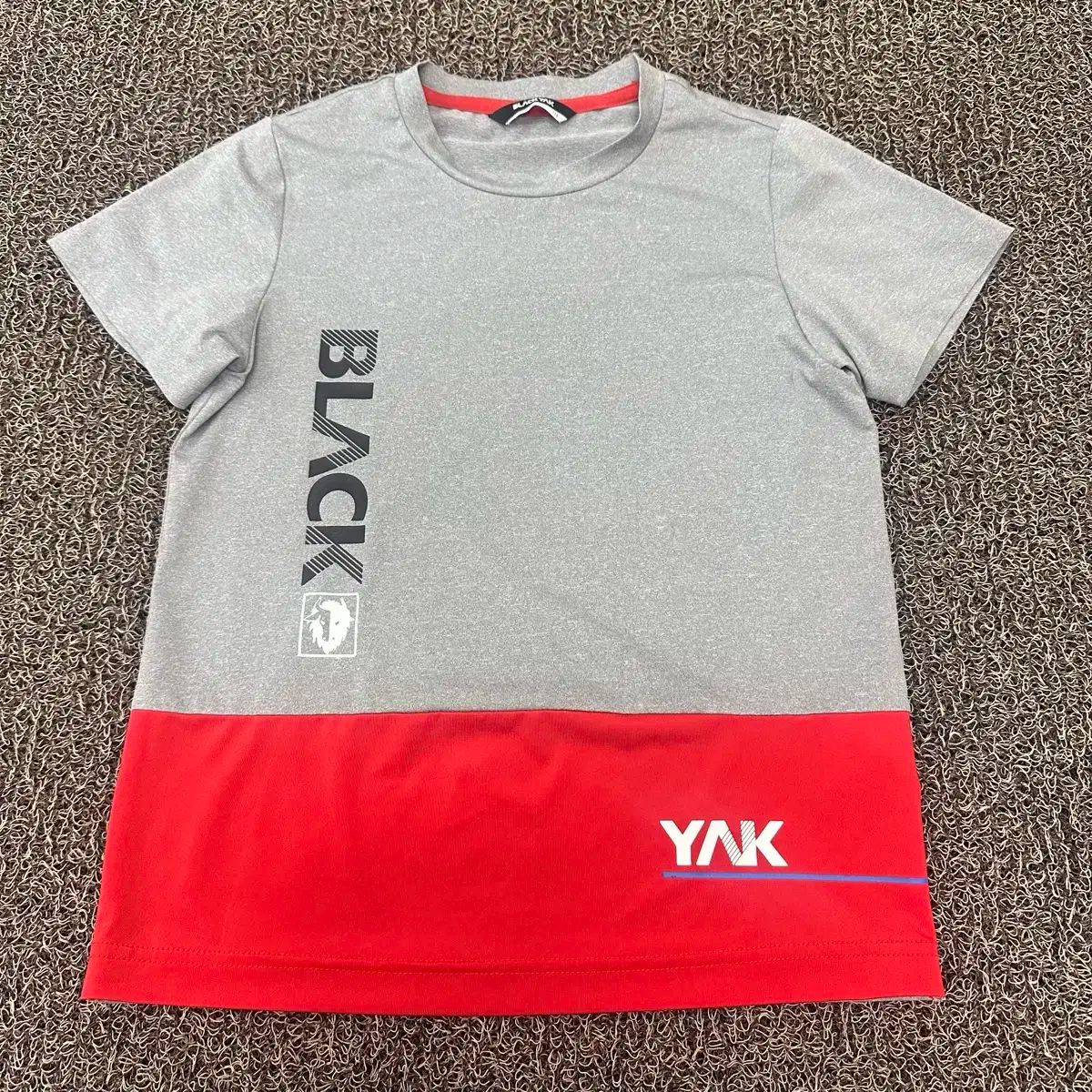  BLACK YAK ブラックヤク キッズ 半袖Tシャツ 130サイズ 機能T グレー Tシャツ
