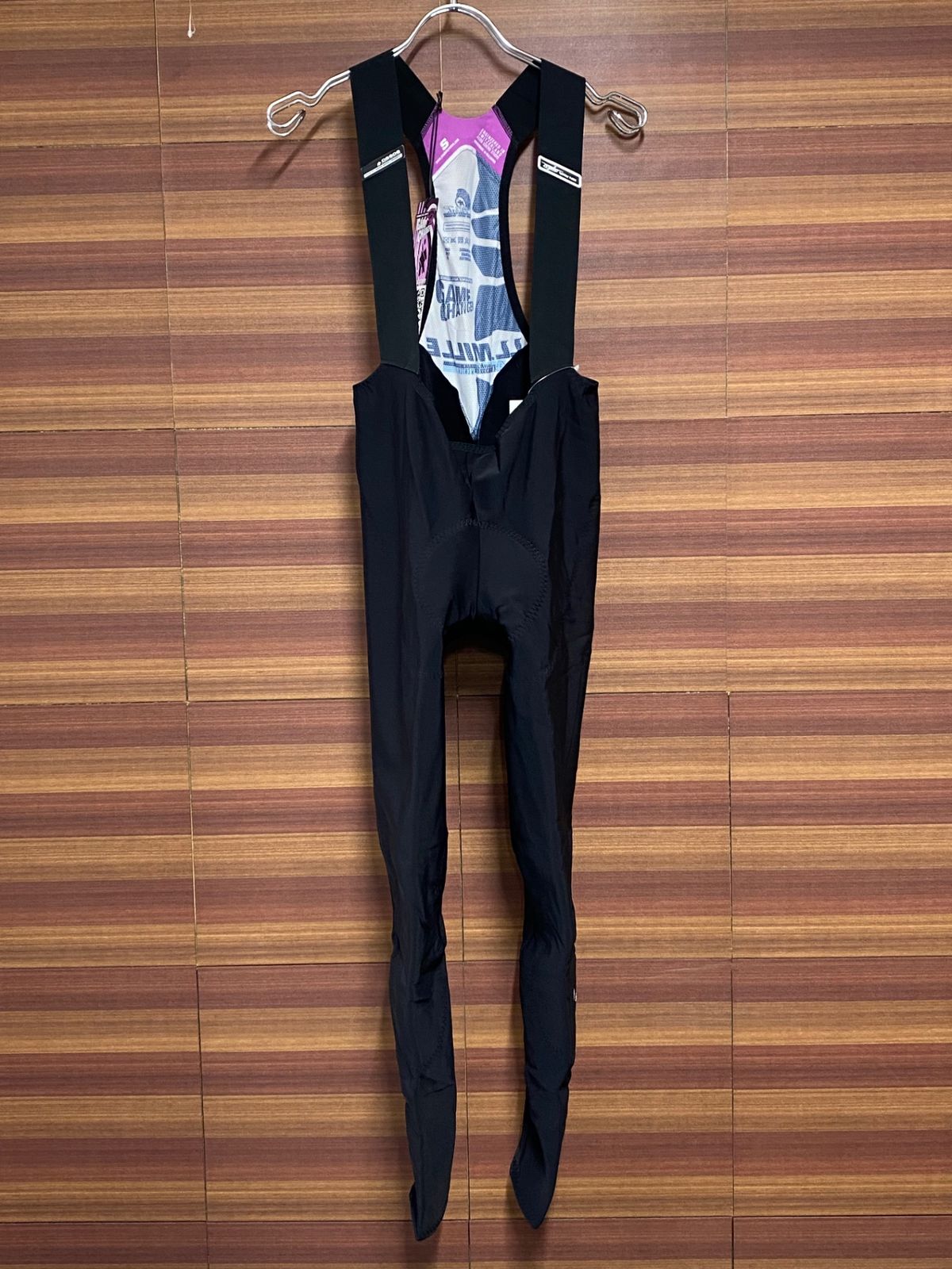 IH161 アソス assos LL.MILLE Tights S7 ビブタイツ 黒 S 裏起毛 