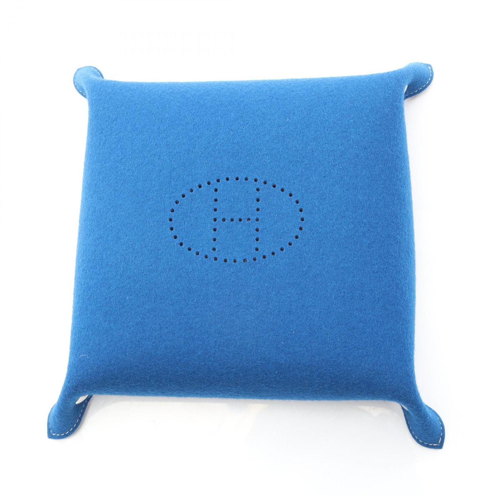  エルメス HERMES ヴィド ポッシュ ミーズ エ ルランス Hエヴリン ゴールド ブルー系 レザー レディース A その他 小物