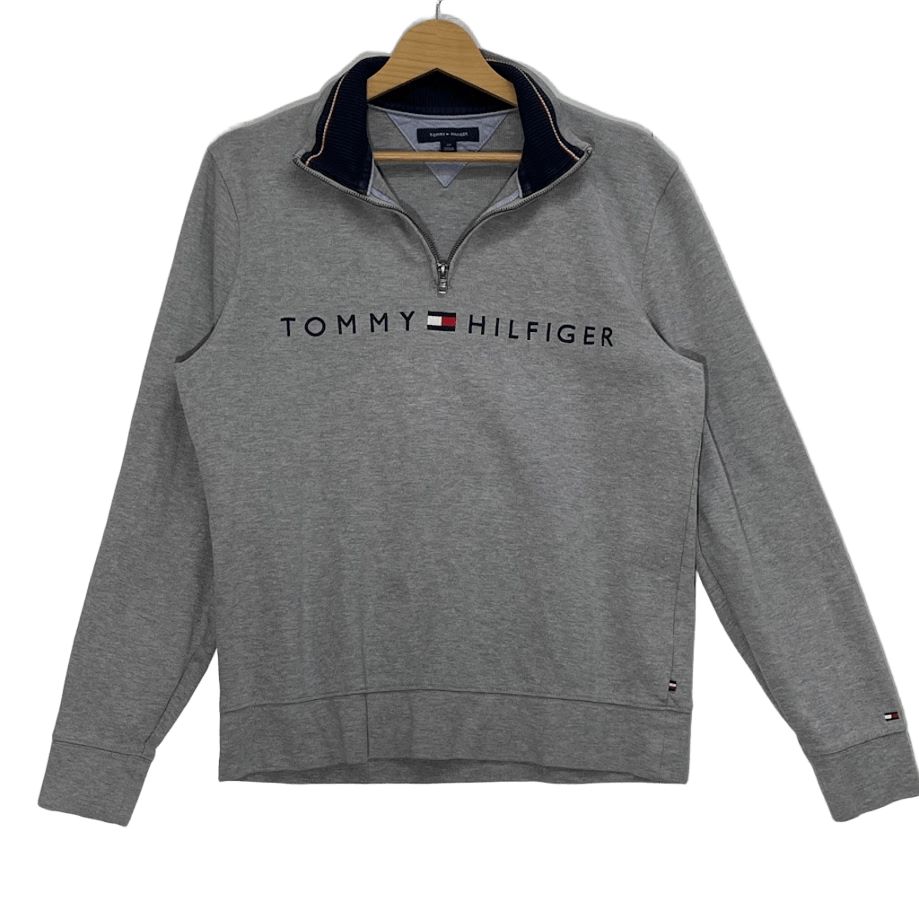 TOMMY HILFIGER トミーヒルフィガー ハーフジップ スウェット 