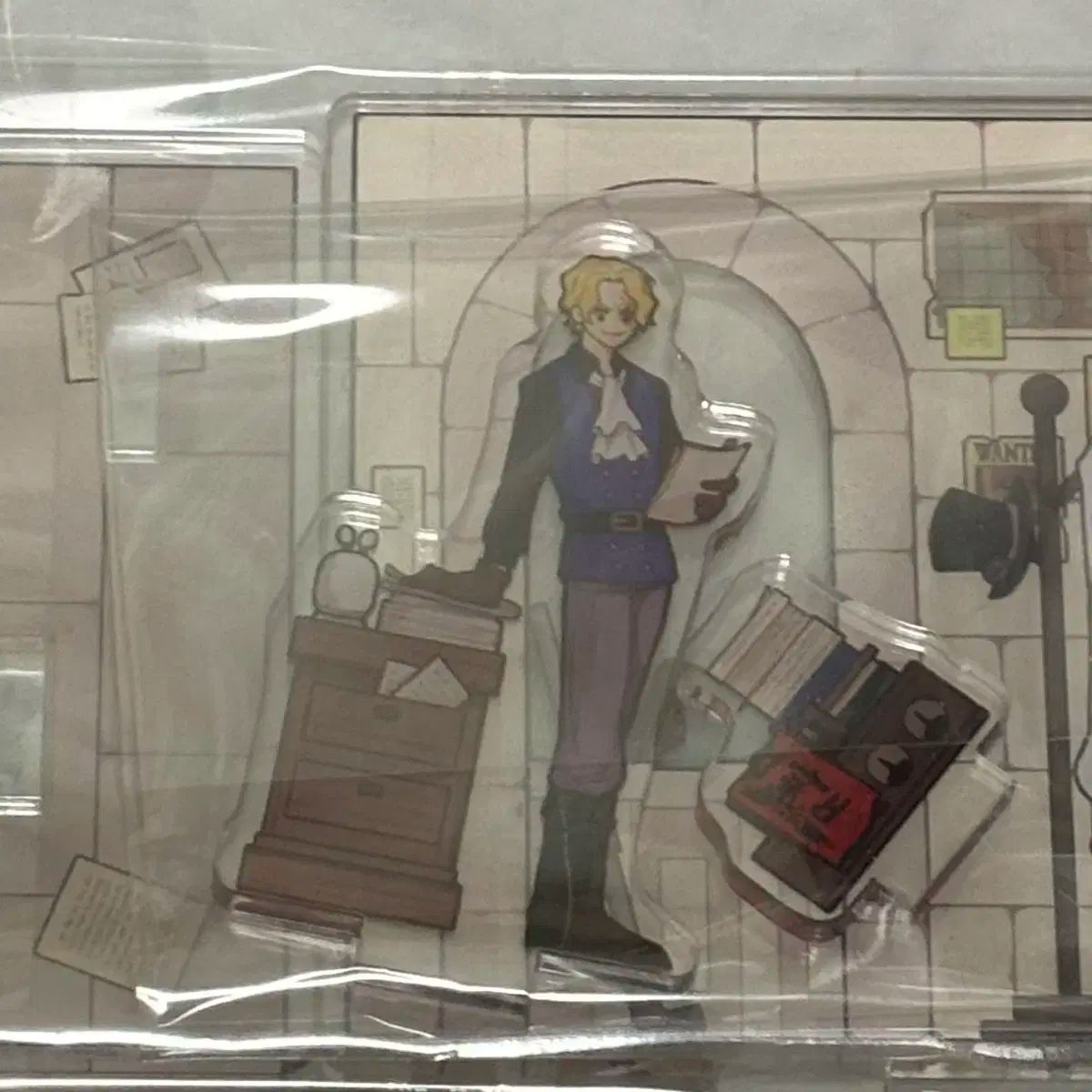 ONE PIECE（ワンピース） 非公式 グッズ サボ アクリル ジオラマ