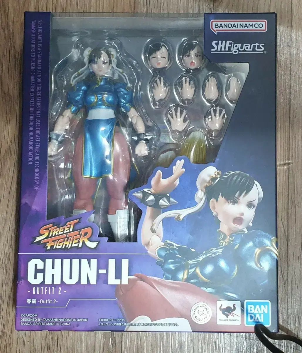 BANDAI バンダイ SHF ストリートファイター チュンリー 衣装 2 アクションフィギュア 開封品